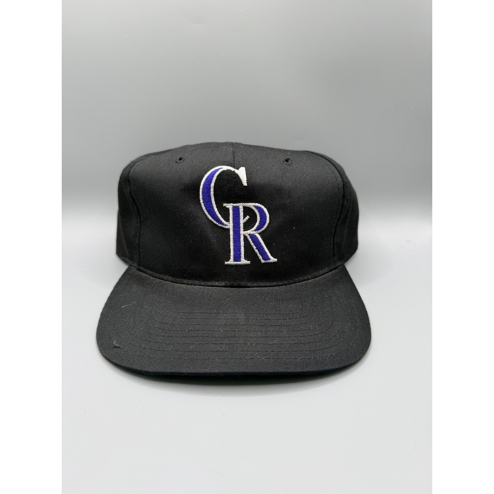 Vintage Colorado Rockies Twins Enterprise Snapback Hat MLB Green Underbrim 90s